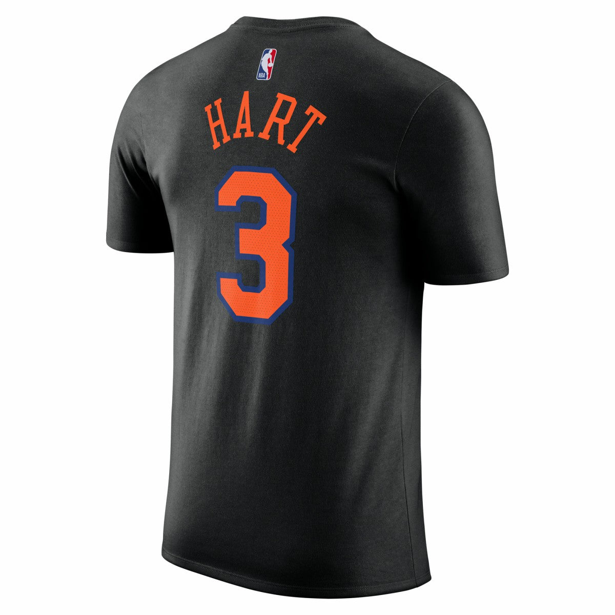 NBA - Josh Hart New York Knicks Jordan Brand Unisex Name & Number T-Shirt - Statement Edition - Black