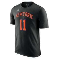 NBA - Jalen Brunson New York Knicks Jordan Brand Unisex Name & Number T-Shirt - Statement Edition - Black