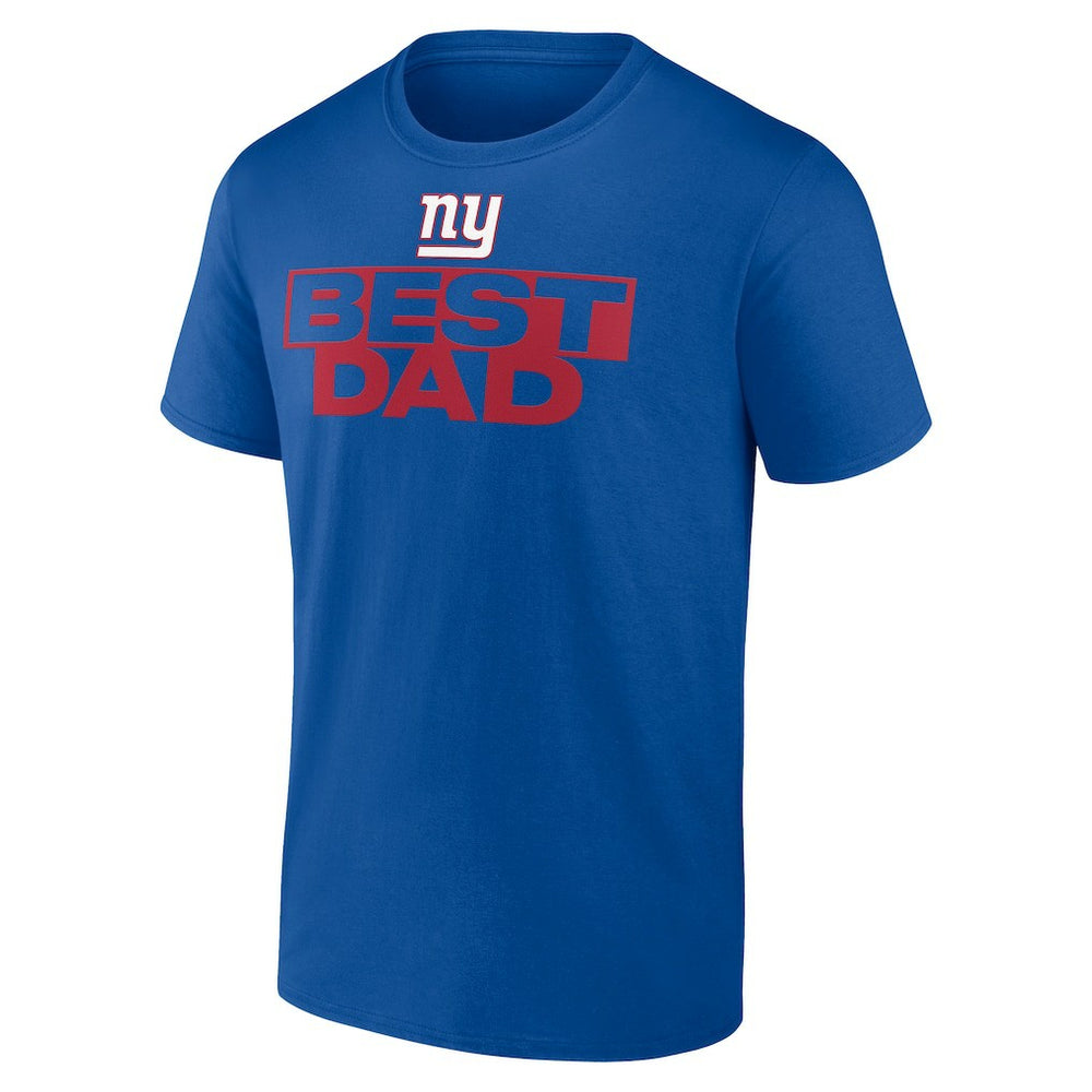 New York Giants Best Dad Father's Day T-Shirt Royal - NFL