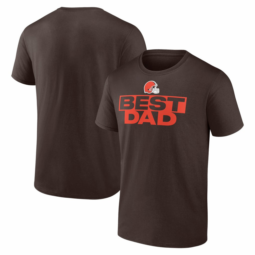 Cleveland Browns Best Dad Father's Day T-Shirt Brown - NFL