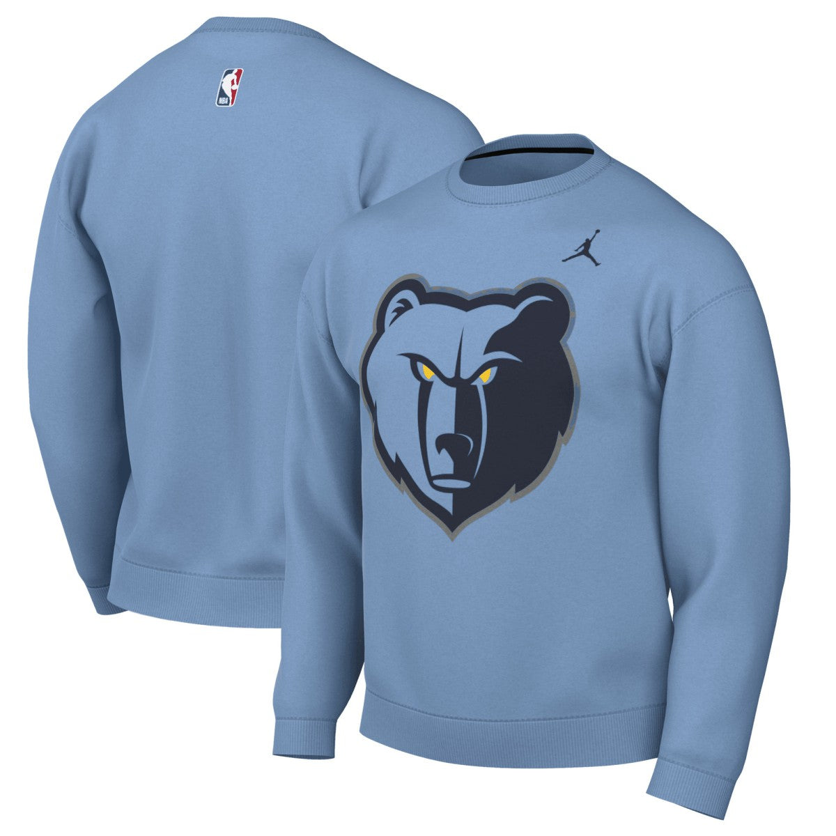 NBA - Memphis Grizzlies Jordan Brand Statement Edition Sweatshirt - Light Blue
