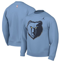 NBA - Memphis Grizzlies Jordan Brand Statement Edition Sweatshirt - Light Blue