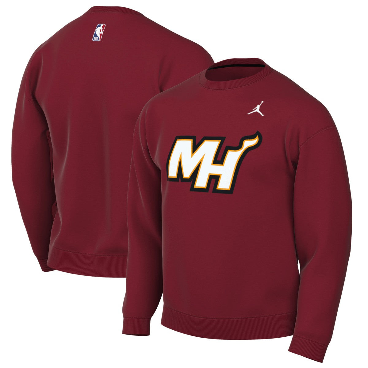 NBA - Miami Heat Jordan Brand Statement Edition Sweatshirt - Red