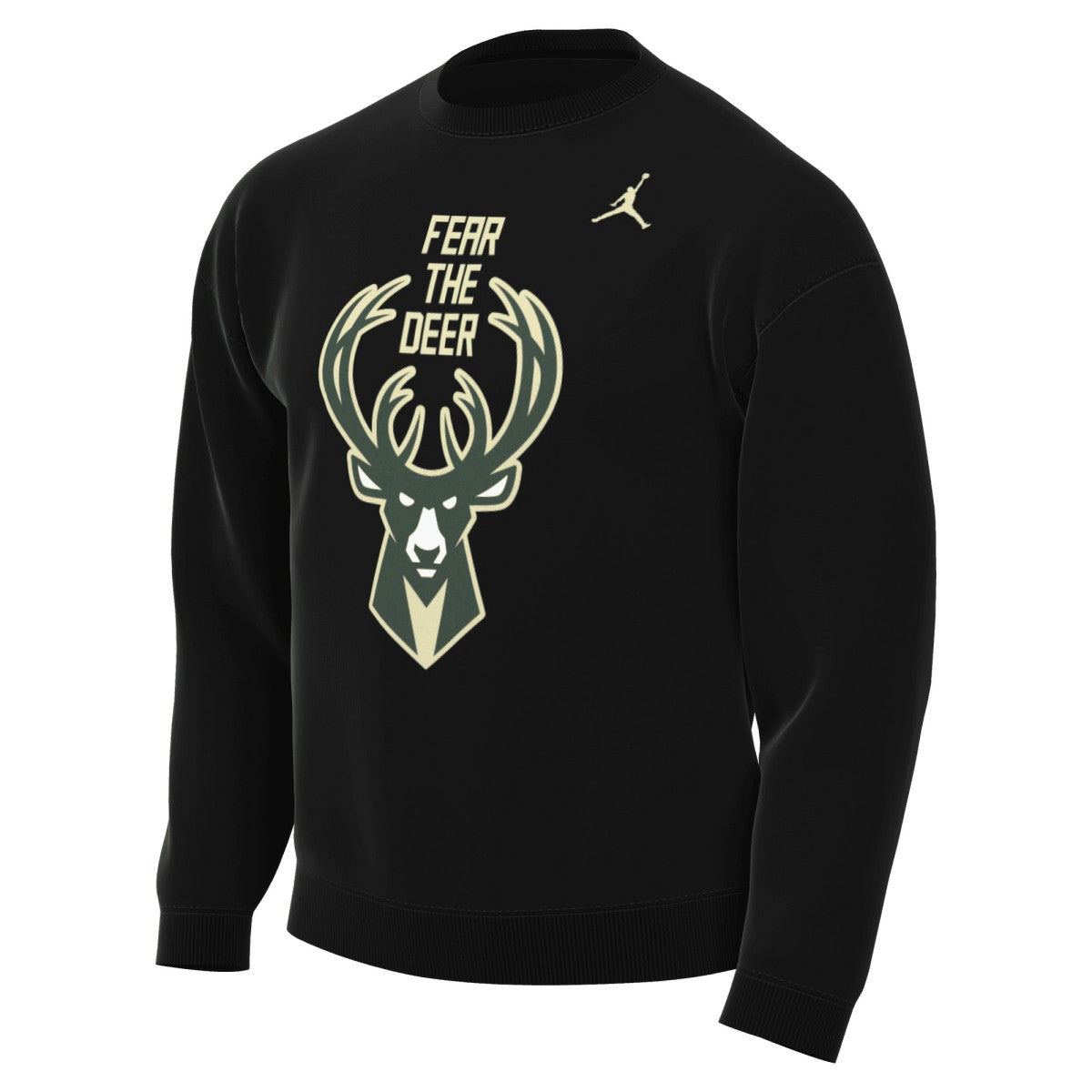 NBA - Milwaukee Bucks Jordan Brand Statement Edition Sweatshirt - Black