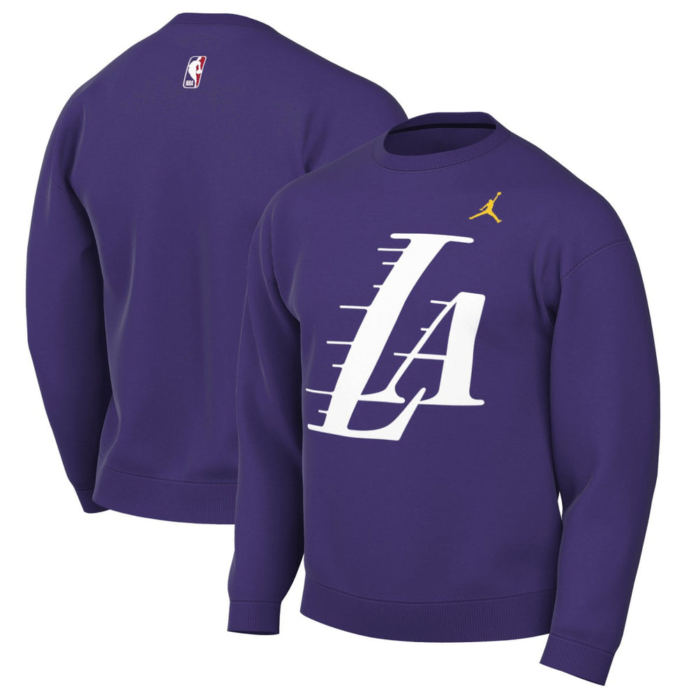 NBA - Los Angeles Lakers Jordan Brand Statement Edition Sweatshirt - Purple