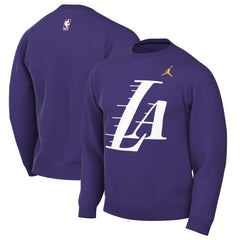 NBA - Los Angeles Lakers Jordan Brand Statement Edition Sweatshirt - Purple