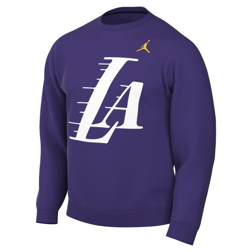 NBA - Los Angeles Lakers Jordan Brand Statement Edition Sweatshirt - Purple