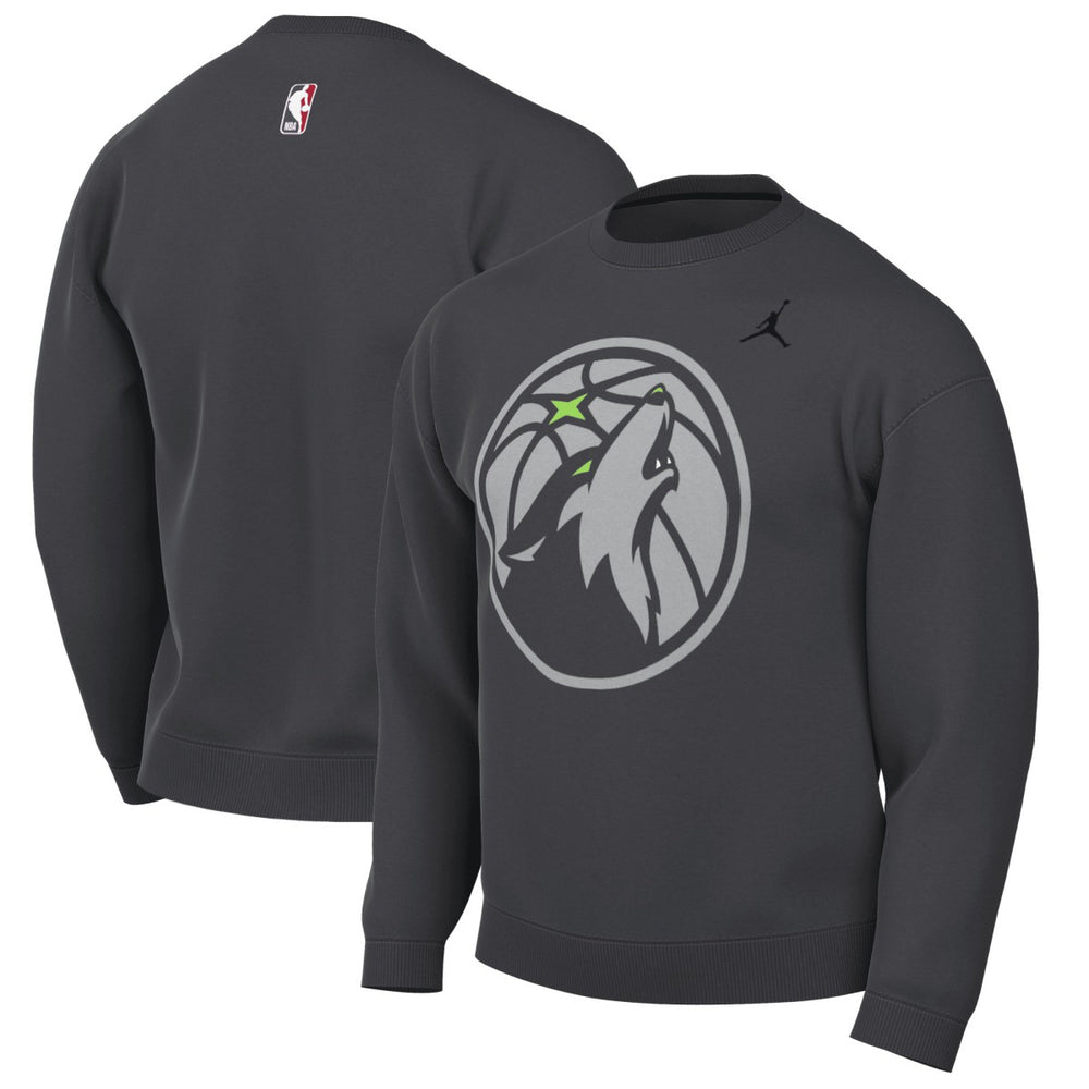 NBA - Minnesota Timberwolves Jordan Brand Statement Edition Sweatshirt - Anthracite