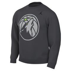 NBA - Minnesota Timberwolves Jordan Brand Statement Edition Sweatshirt - Anthracite
