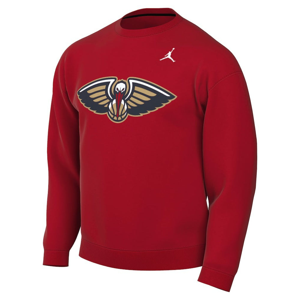 NBA - New Orleans Pelicans Jordan Brand Statement Edition Sweatshirt - Red