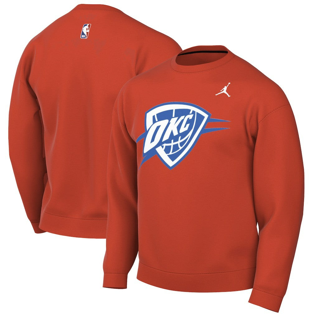 NBA - Oklahoma City Thunder Jordan Brand Statement Edition Sweatshirt - Orange