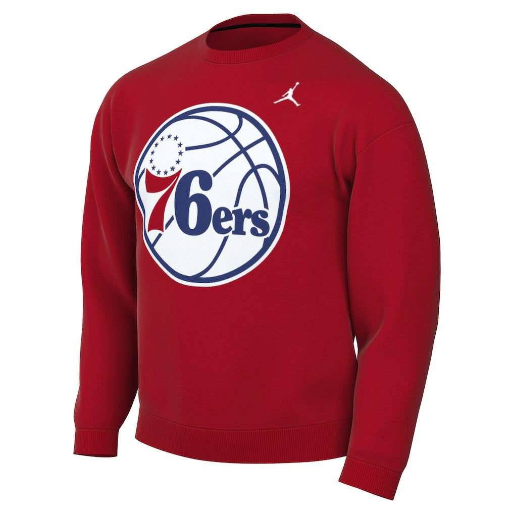 NBA - Philadelphia 76ers Jordan Brand Statement Edition Sweatshirt - Red