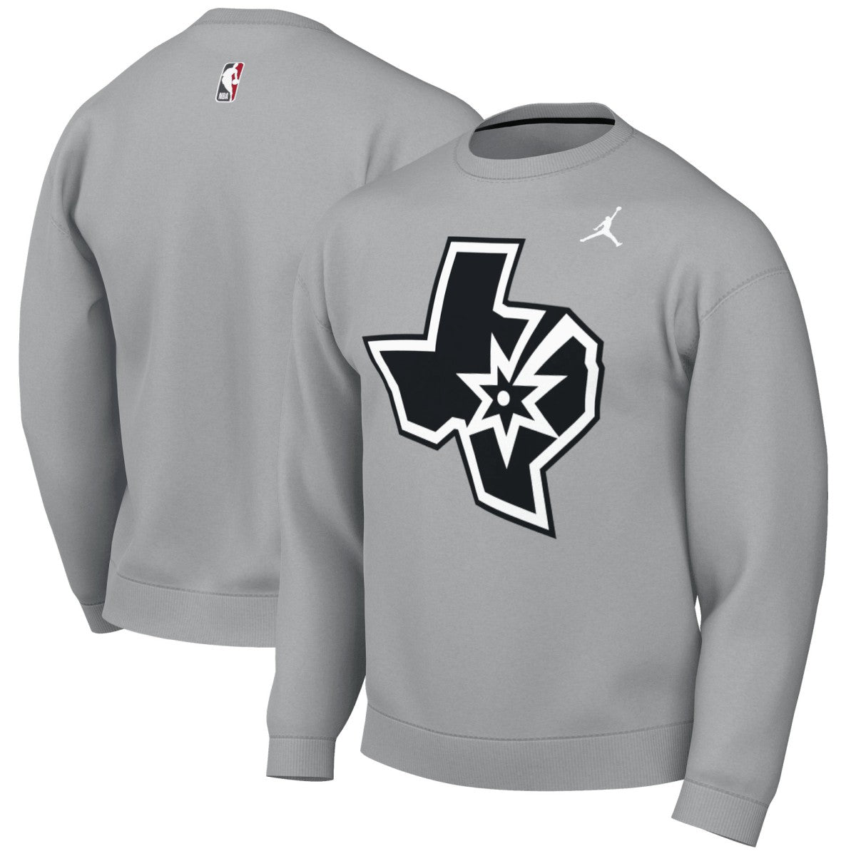 NBA - San Antonio Spurs Jordan Brand Statement Edition Sweatshirt - Silver