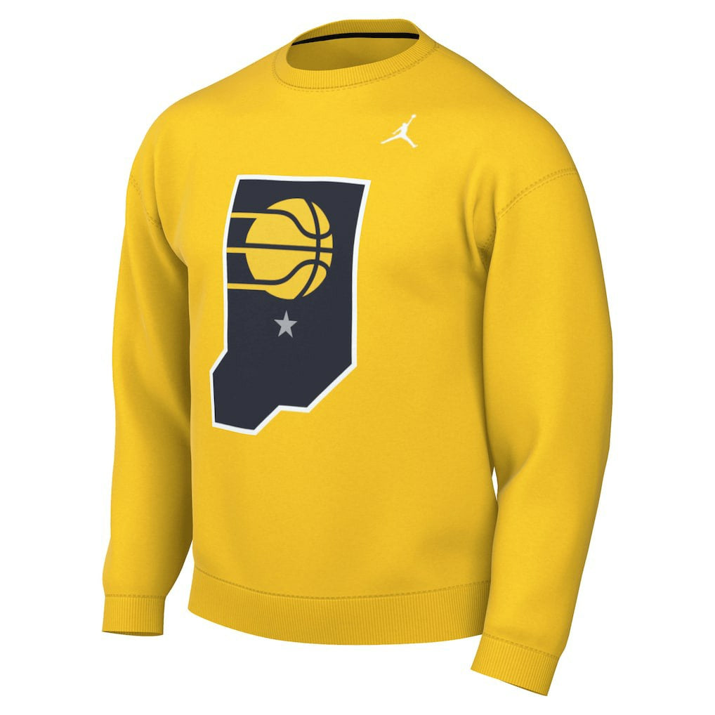NBA - Indiana Pacers Jordan Brand Statement Edition Sweatshirt - Gold