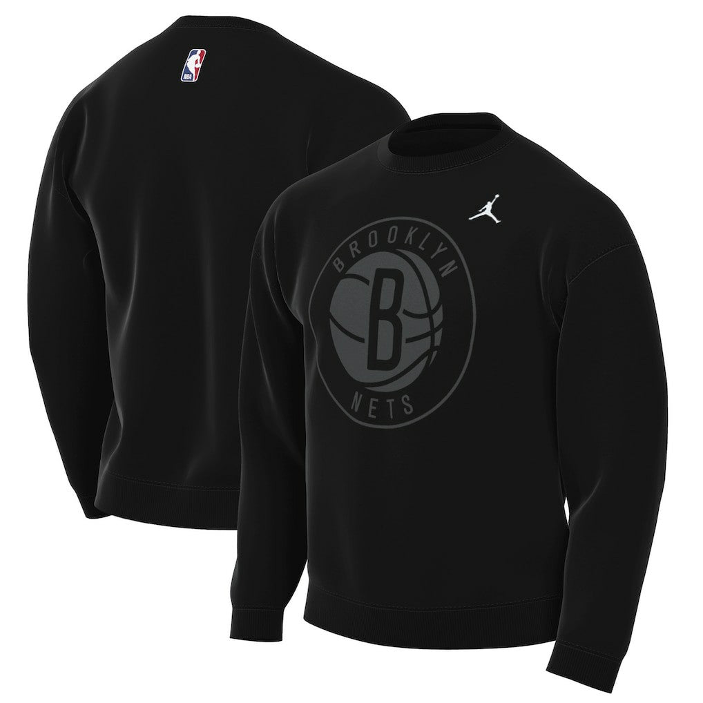 NBA - Brooklyn Nets Jordan Brand Statement Edition Sweatshirt - Black