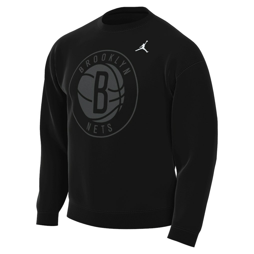 NBA - Brooklyn Nets Jordan Brand Statement Edition Sweatshirt - Black