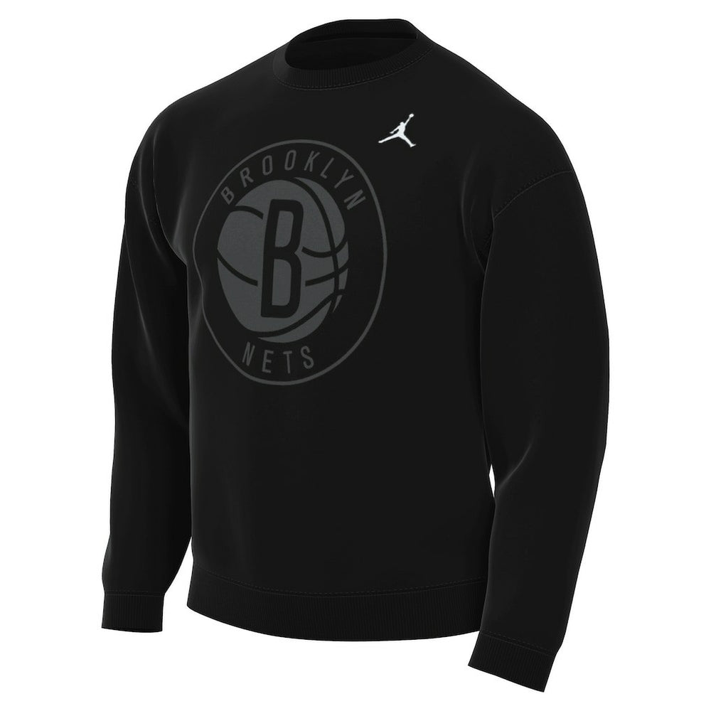 NBA - Brooklyn Nets Jordan Brand Statement Edition Sweatshirt - Black