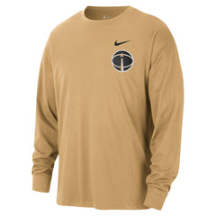 Nike - Washington Wizards 2025/26 City Edition Remix Essential Logo Long Sleeve T-Shirt - Gold