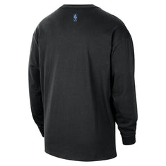 Nike - Chicago Bulls 2025/26 City Edition Remix Essential Logo Long Sleeve T-Shirt - Black