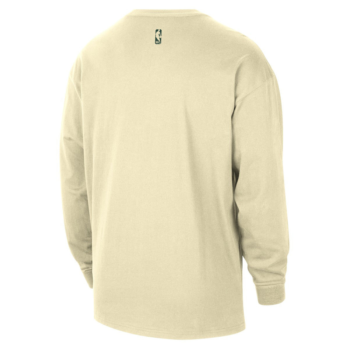 Nike - Milwaukee Bucks 2025/26 City Edition Remix Essential Logo Long Sleeve T-Shirt - Cream