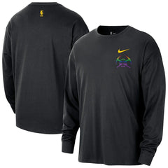 Nike - Denver Nuggets 2025/26 City Edition Remix Essential Logo Long Sleeve T-Shirt - Black