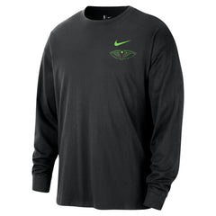 Nike - New Orleans Pelicans 2025/26 City Edition Remix Essential Logo Long Sleeve T-Shirt - Black