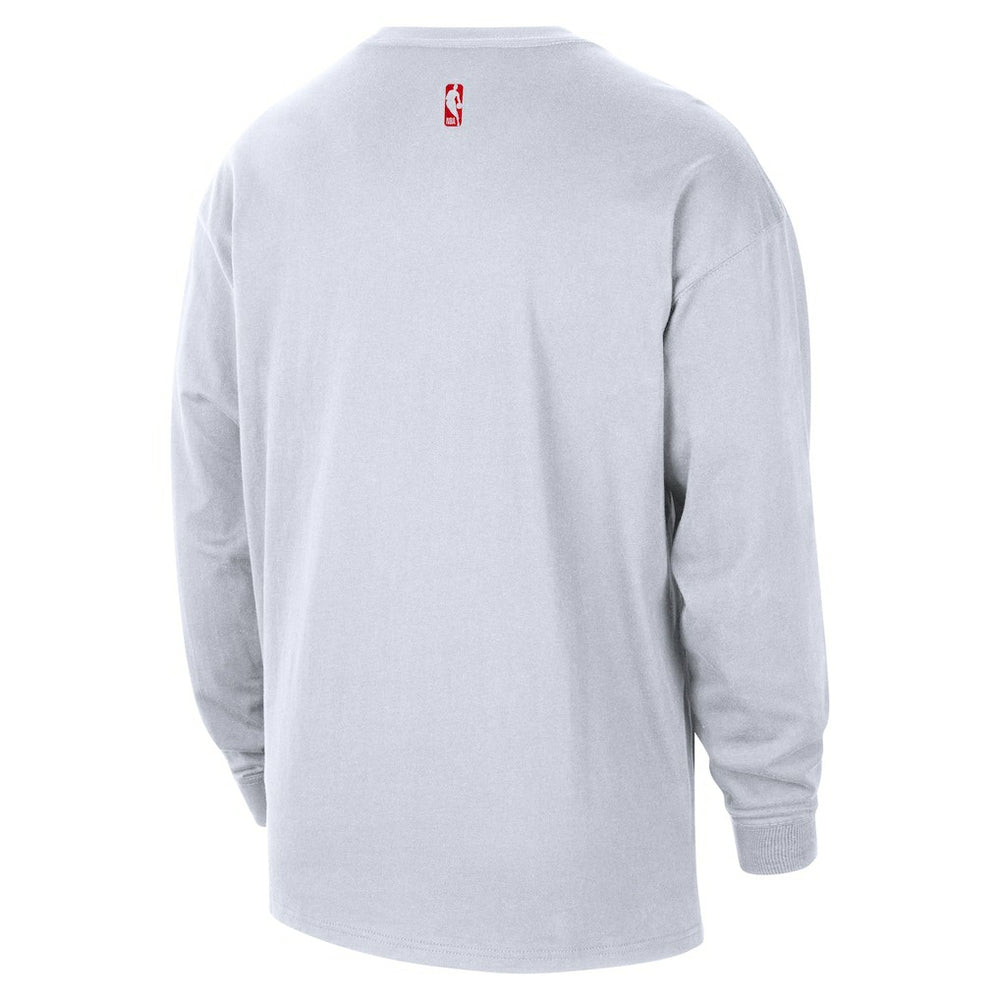 Nike - Houston Rockets 2025/26 City Edition Remix Essential Logo Long Sleeve T-Shirt - White