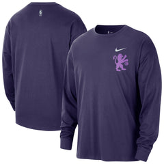 Nike - Sacramento Kings 2025/26 City Edition Remix Essential Logo Long Sleeve T-Shirt - Purple