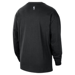 Nike - Portland Trail Blazers 2025/26 City Edition Remix Essential Logo Long Sleeve T-Shirt - Black