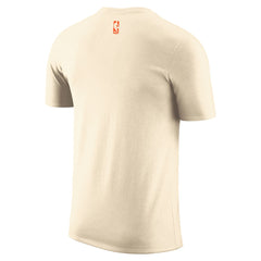 Nike - New York Knicks 2025/26 City Edition Remix Essential Logo T-Shirt - Natural