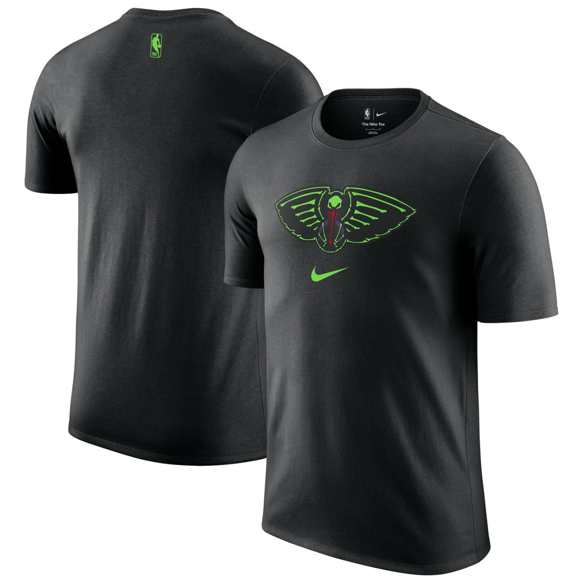Nike - New Orleans Pelicans 2025/26 City Edition Remix Essential Logo T-Shirt - Black