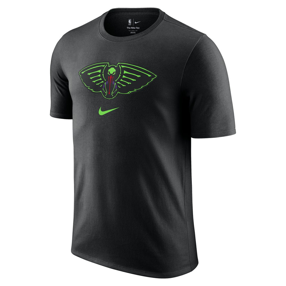 Nike - New Orleans Pelicans 2025/26 City Edition Remix Essential Logo T-Shirt - Black