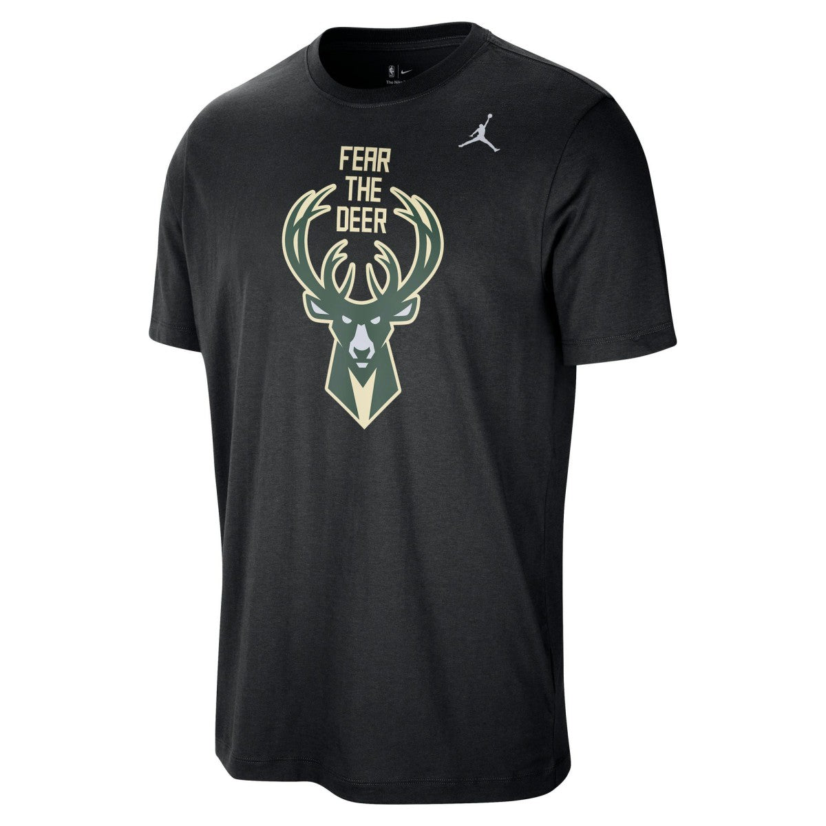 NBA - Milwaukee Bucks Jordan Brand Statement Edition Essential T-Shirt - Black