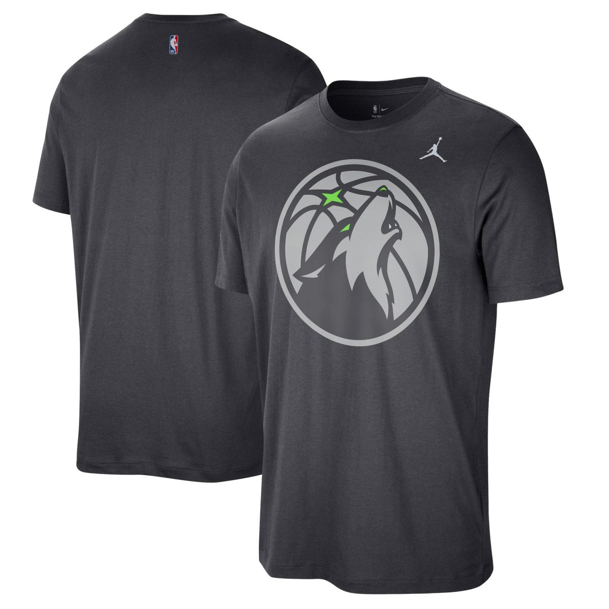 NBA - Minnesota Timberwolves Jordan Brand Statement Edition Essential T-Shirt - Anthracite