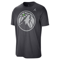 NBA - Minnesota Timberwolves Jordan Brand Statement Edition Essential T-Shirt - Anthracite