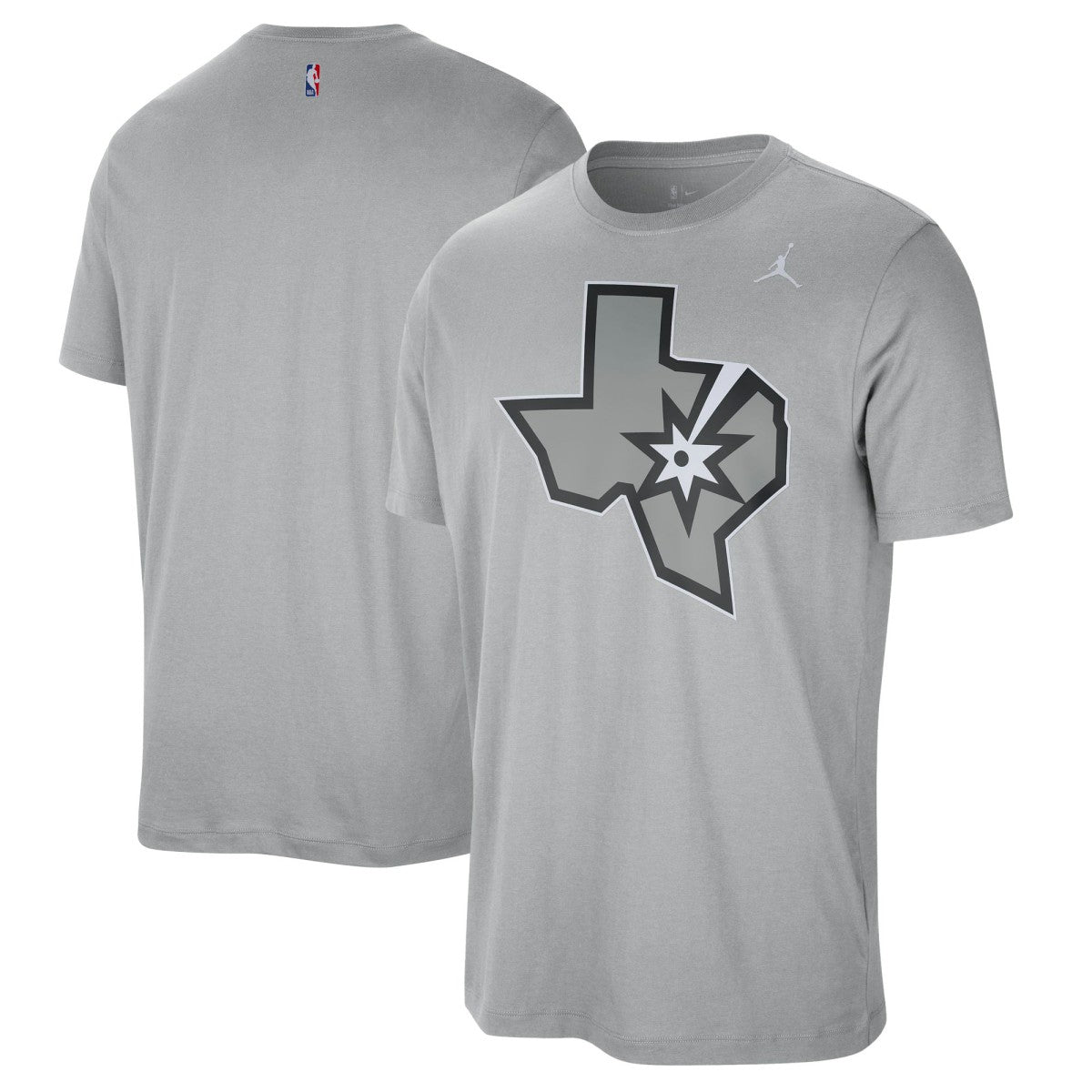 NBA - San Antonio Spurs Jordan Brand Statement Edition Essential T-Shirt - Silver