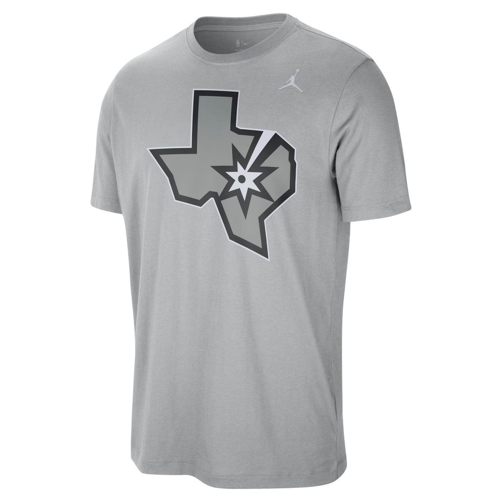 NBA - San Antonio Spurs Jordan Brand Statement Edition Essential T-Shirt - Silver