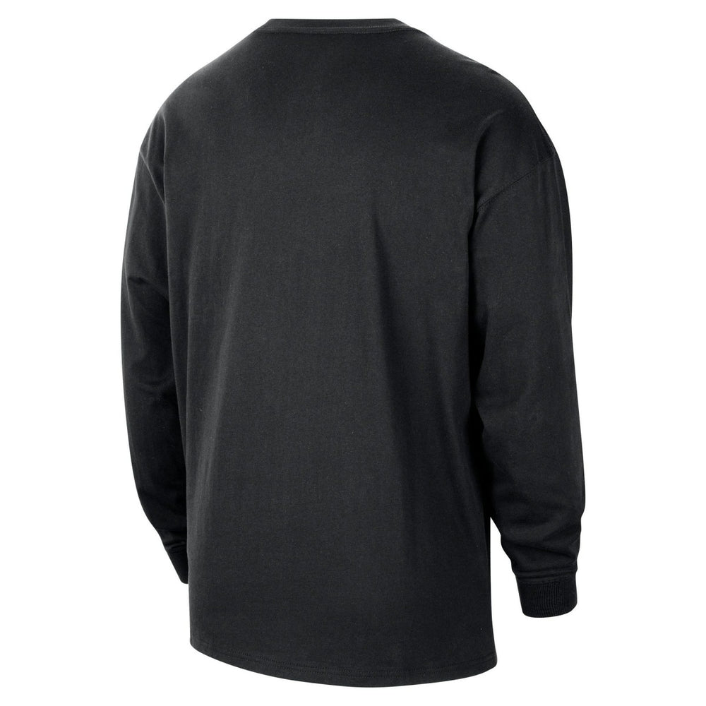 Nike - Memphis Grizzlies Unisex Classic Edition Hardwood Classics Essential Logo Long Sleeve T-Shirt - Black