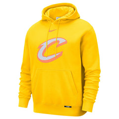 Nike - Cleveland Cavaliers 2025/26 City Edition Essential Logo Remix Hoodie - Yellow