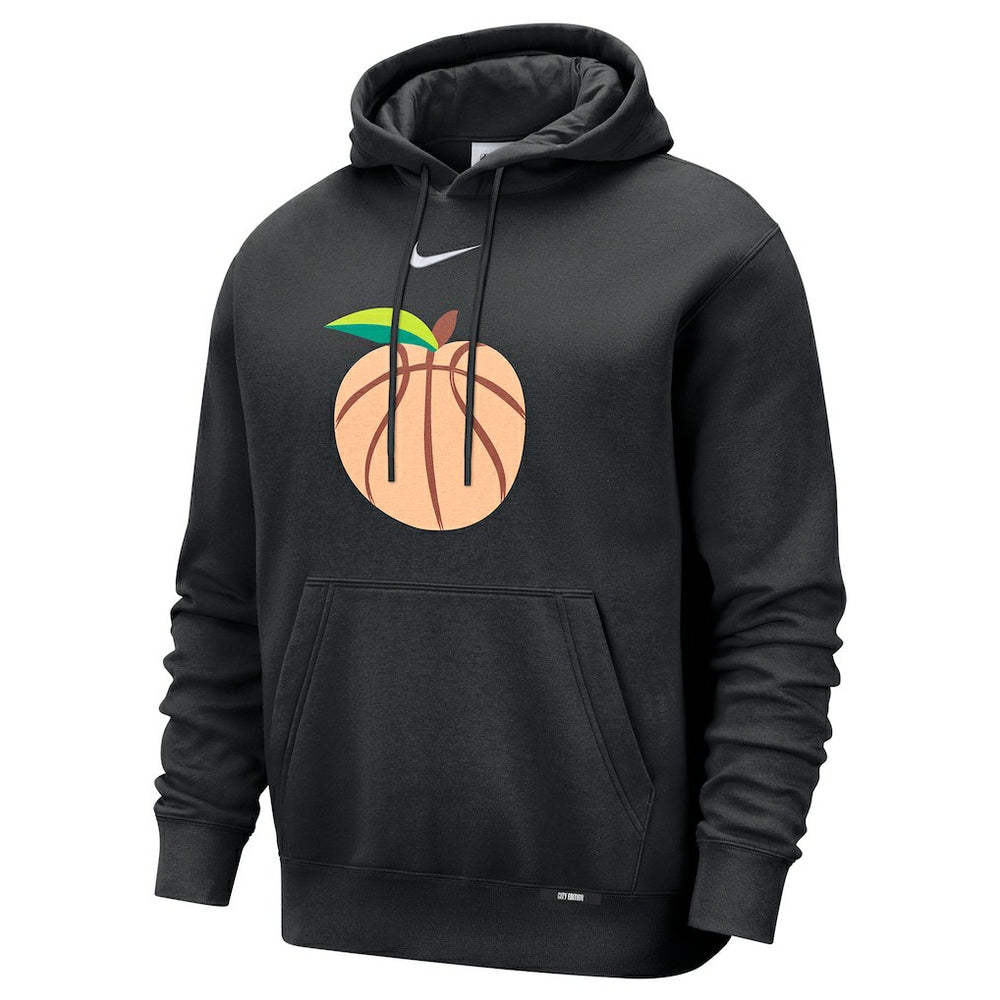 Nike - Atlanta Hawks 2025/26 City Edition Essential Logo Remix Hoodie - Black