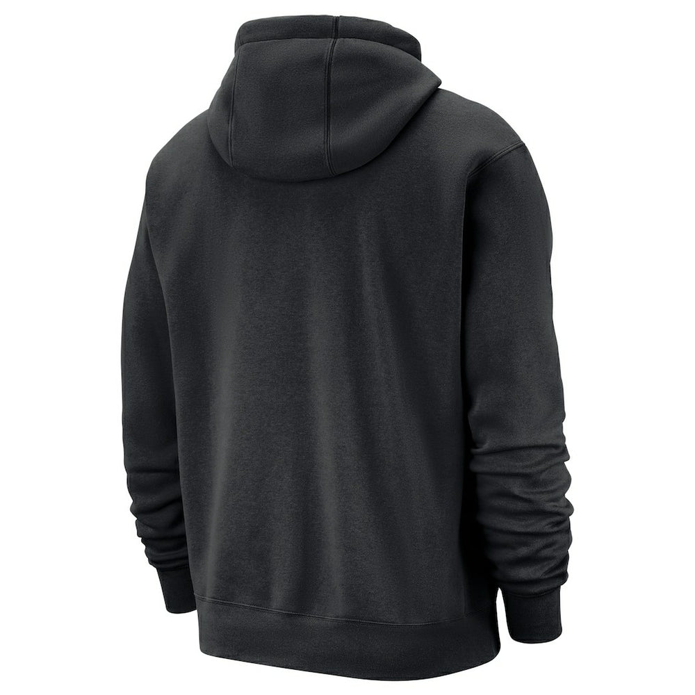 Nike - Brooklyn Nets 2025/26 City Edition Essential Logo Remix Hoodie - Black