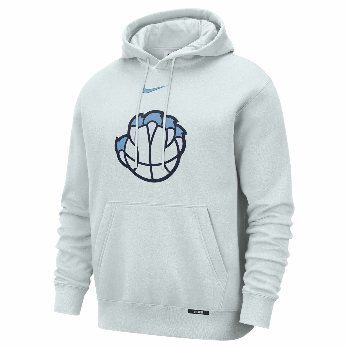 Nike - Memphis Grizzlies 2025/26 City Edition Essential Logo Remix Hoodie - Silver