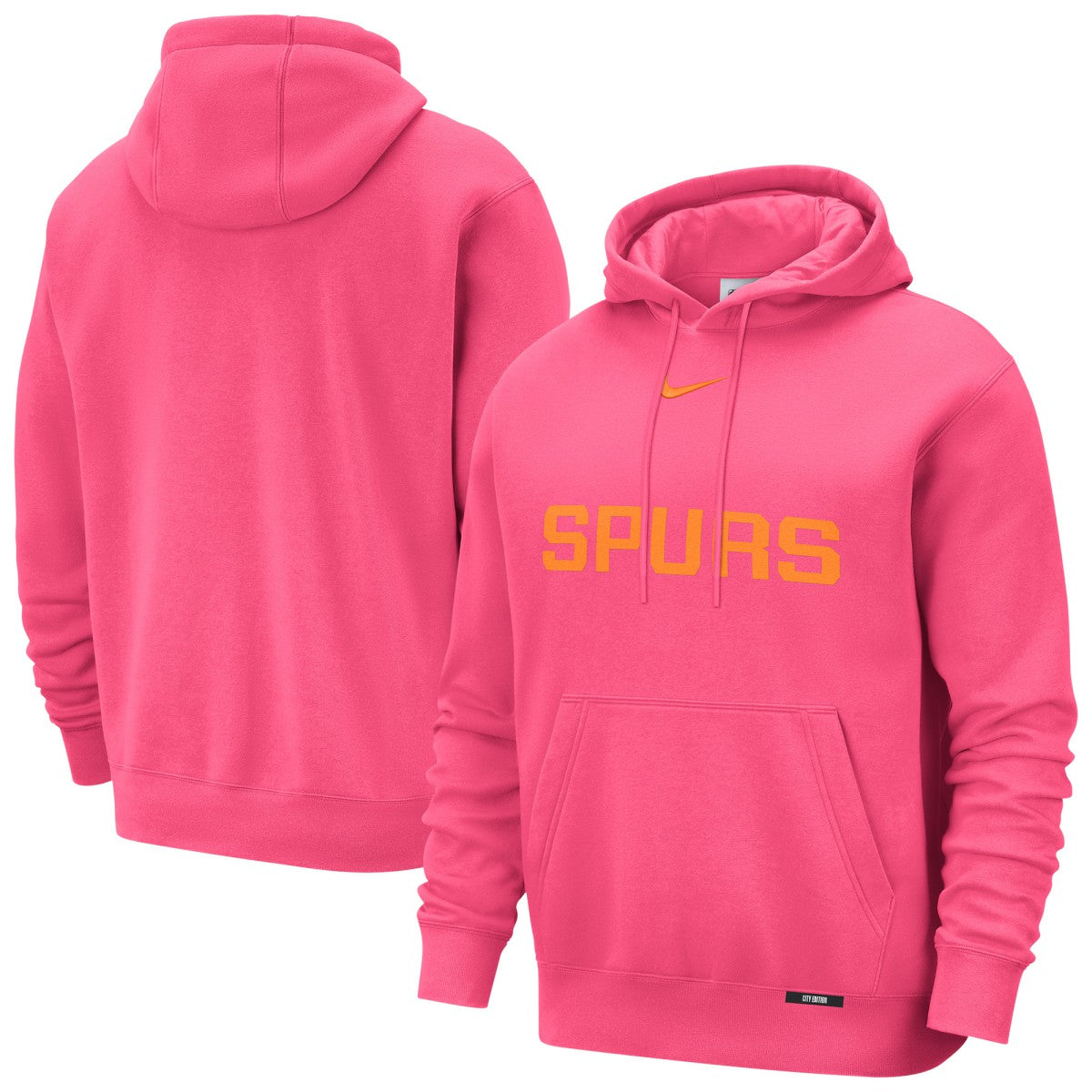 Nike - San Antonio Spurs 2025/26 City Edition Essential Logo Remix Hoodie - Pink