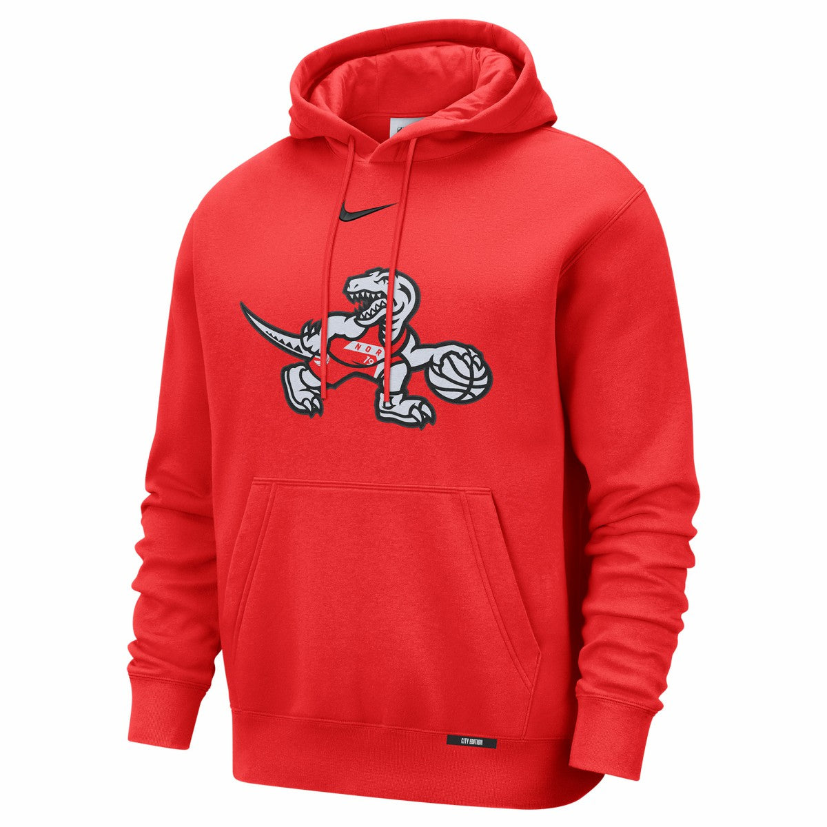 Nike - Toronto Raptors 2025/26 City Edition Essential Logo Remix Hoodie - Red