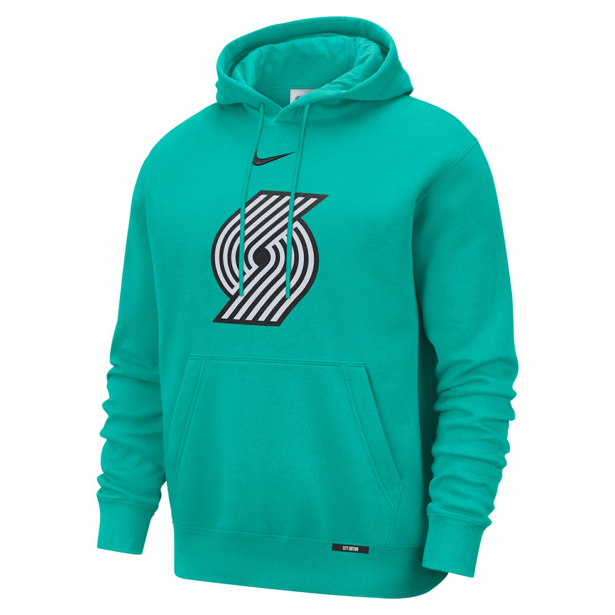 Nike - Portland Trail Blazers 2025/26 City Edition Essential Logo Remix Hoodie - Green