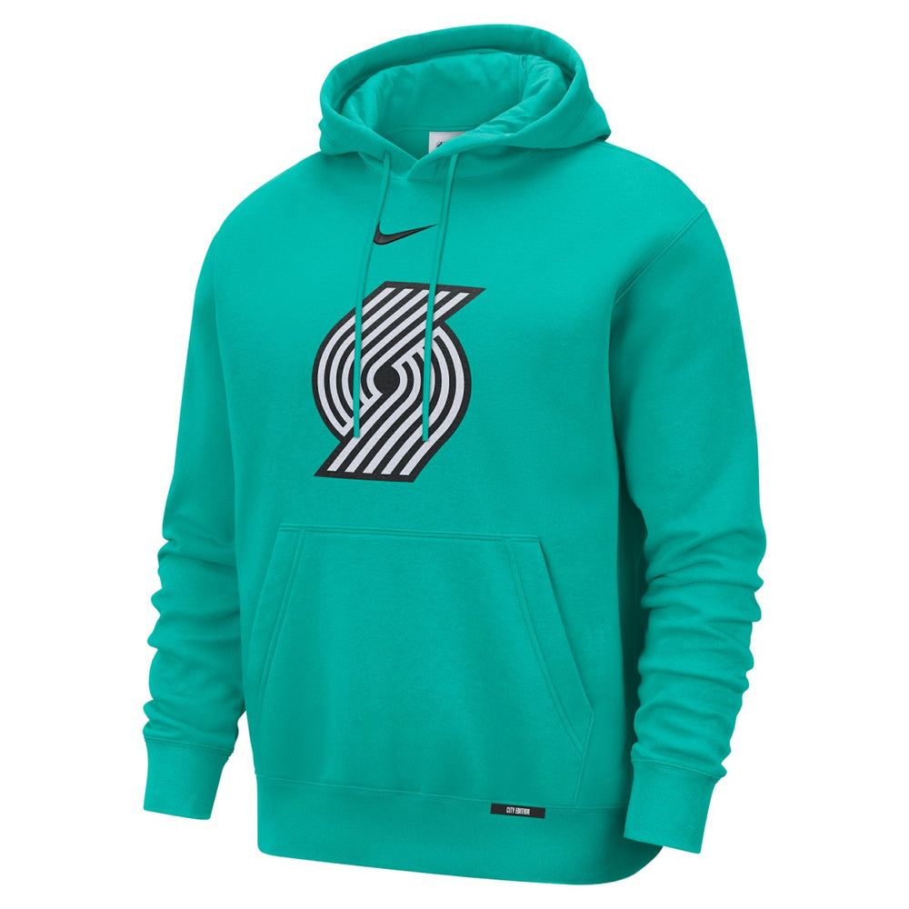 Nike - Portland Trail Blazers 2025/26 City Edition Essential Logo Remix Hoodie - Green