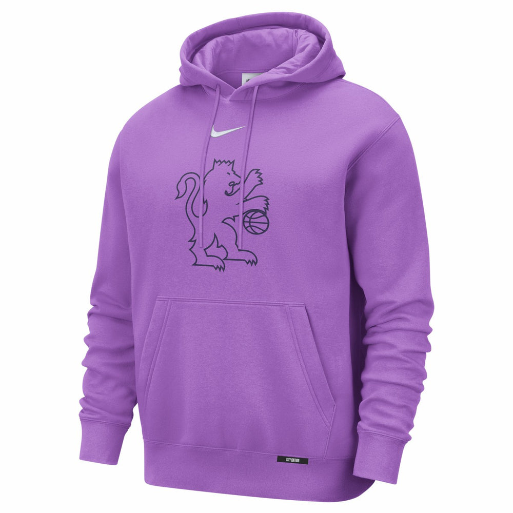 Nike - Sacramento Kings 2025/26 City Edition Essential Logo Remix Hoodie - Purple