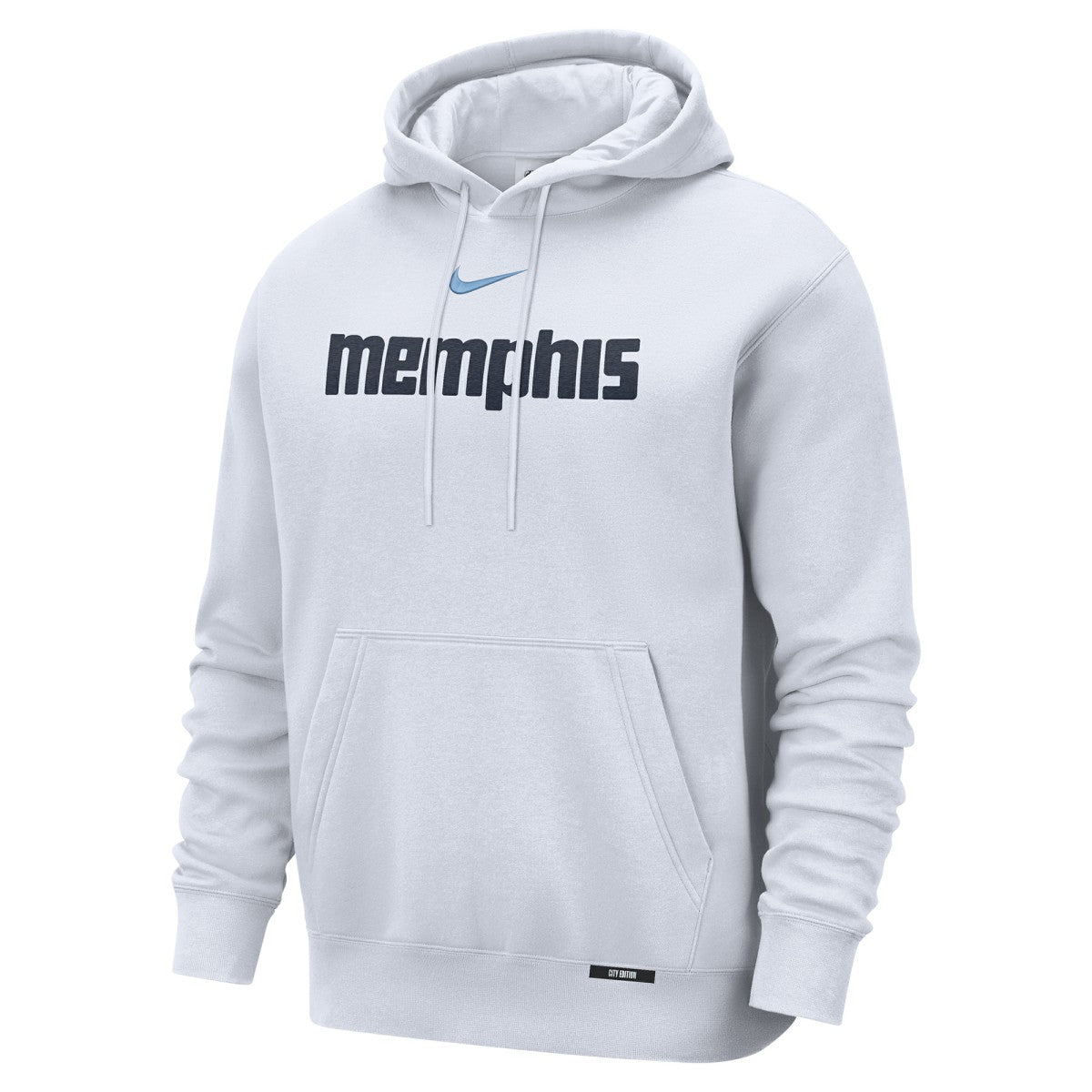 Nike - Memphis Grizzlies 2025/26 City Edition Essential Remix Club Hoodie - White