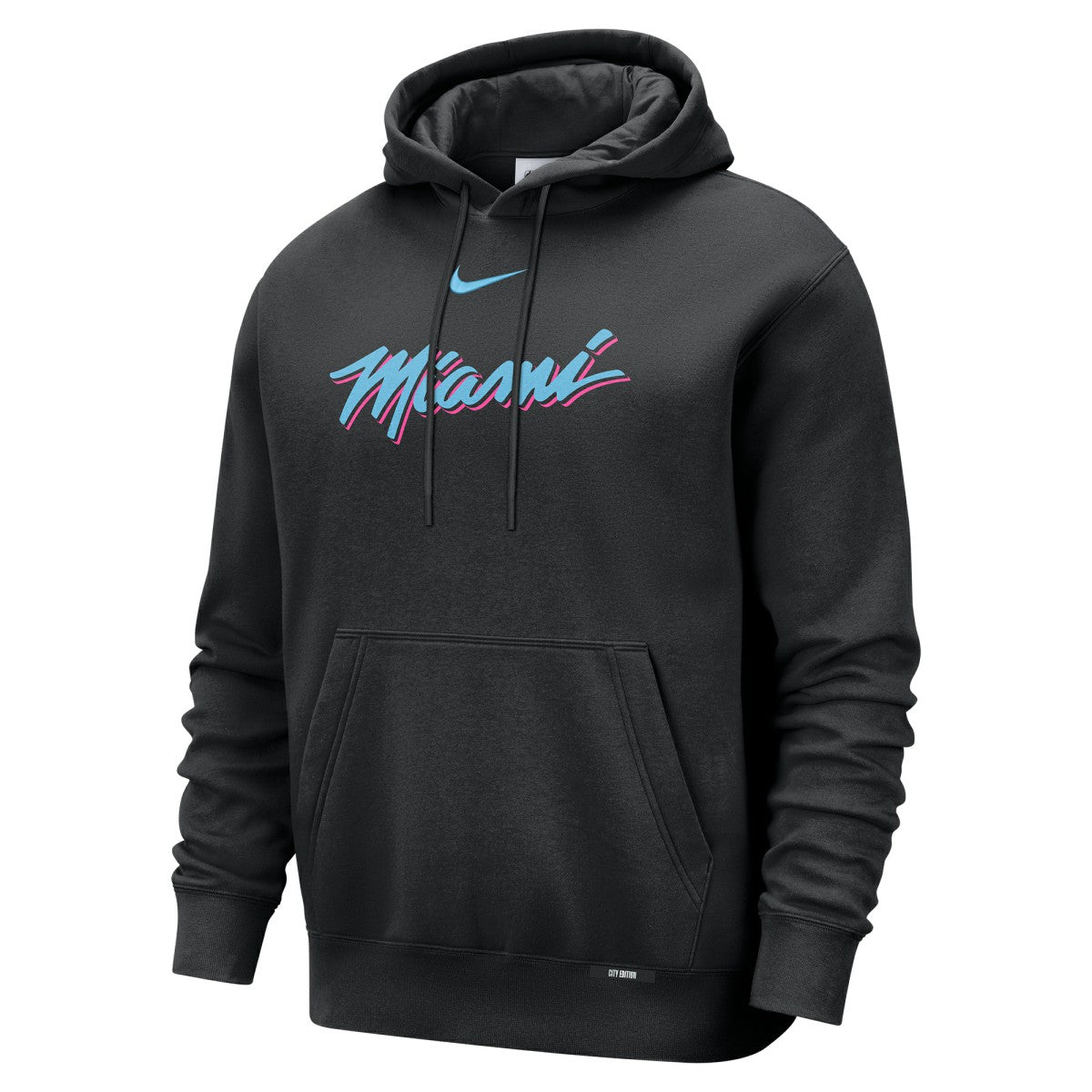 Nike - Miami Heat 2025/26 City Edition Essential Remix Club Hoodie - Black