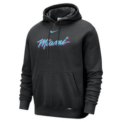 Nike - Miami Heat 2025/26 City Edition Essential Remix Club Hoodie - Black
